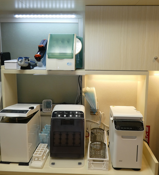 ハンドピースのための滅菌器を2台